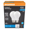 Sylvania TruWave A21 E26 (Medium) LED Bulb Daylight 100 Watt Equivalence 2 pk