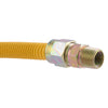 Eastman 1/2 in. MIP X 1/2 in. D FIP 48 in. Stainless Steel Gas Connector