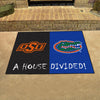 House Divided - Oklahoma State / Florida House Divided Rug