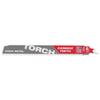 Milwaukee  TORCH  9 in. Carbide  Thick Metal  Reciprocating Saw Blade  7 TPI 1 pk