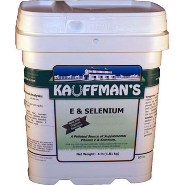 Polvo de vitamina E y selenio de Kauffman