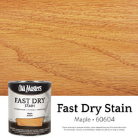 Old Masters Professional Semi-Transparent Maple Oil-Based Alkyd Fast Dry Wood Stain 1 qt (Pack of 4)
