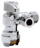 SharkBite 1/2 in. PTC  T X 3/8 in. S Compression  Brass Dual Outlet Angle Stop - Deal of The Week