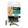 Deck Plus No. 8  x 1-1/4 in. L Star Flat Head Exterior Deck Screws 75 pk