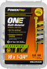Hillman Power Pro No. 10 X 1-3/4 in. L Star Hex Washer Head Multi-Material Screw 1 lb 97 pk - Open Box