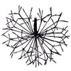 Celebrations Orange/Purple 20 in. LED Prelit Shimmering Sphere Halloween Decor