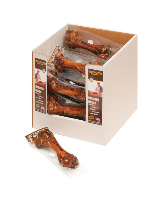 Savory Prime Butcher Bones Smoked Ham Grain Free Treats For Dog 12 in. 1 pk (Pack of 24)