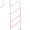 Celebrations LED Red/White Candy Cane Silhouette 15 in. Hanging Decor