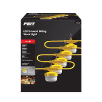 Feit Electric Pro Series 120V 5000K 8000 lm. LED Corded String/Linkable Work Light 65W