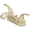 Oakbrook Collection Brass Traditional Two-Handle Bathroom Sink Faucet 4 in.