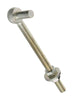 National Hardware 12 in. L Zinc-Plated Silver Steel Bolt Hook 1 pk