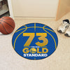 NBA - Golden State Warriors - 73 Basketball Rug - 27in. Diameter