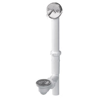 Plumb Pak 1-1/2 in. D Polished Chrome Plastic Triplever Bath Drain - Deal of The Week