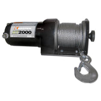 Keeper 50 ft. 2000 lb 1 HP Permanent Magnet Electric Automotive Winch