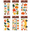 IG Design Harvest Gel Clings Window Decor (Pack of 72)