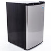 Avanti 4.4 cu ft Black/Silver Stainless Steel Compact Refrigerator 228 W