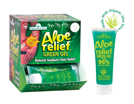 Aloe Relief Aloe Gel 1 oz (Pack of 12)
