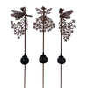 Alpine Brown Metal 33 in. H Solar Garden Stake (Pack of 12)