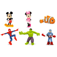 Disney and Marvel Stretchable Characters Rubber Assorted (Pack of 24)