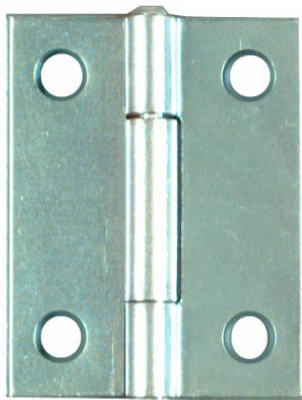 National Hardware 2 in. L Zinc-Plated Door Hinge 2 pk