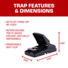 Tomcat Medium Snap Trap For Rats 1 pk (Pack of 8)