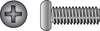 Hillman No. 8-32 X 1/2 in. L Phillips Pan Head Stainless Steel Machine Screws 100 pk