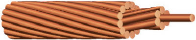 Southwire 10674003  No. 4 Stranded Bare Copper Wire 198'