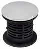 Danco 1-3/4 in. Chrome Rubber Hair Catcher and Stopper