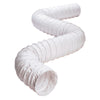 Deflect-O 50 ft. L X 3 in. D White Vinyl Vent Hose