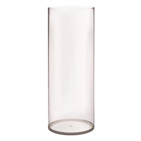Creative Co-Op Clear Cylinder Table Decor 20 in.