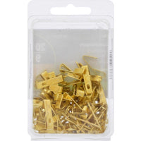 Hillman AnchorWire Brass-Plated Standard Picture Hanger 20 lb. 60 pk (Pack of 5)