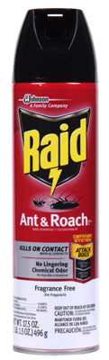 Raid Ant and Roach Killer Aerosol 17.5 oz