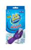 Soft Scrub Rubber Cleaning Gloves S Purple 1 pair