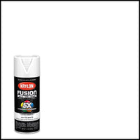 Krylon Fusion All-In-One Matte White Paint + Primer Spray Paint 12 oz (Pack of 6).