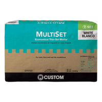 Custom Building Products Multi-Set White Modified Thin-Set Mortar 90 sq. ft. Coverage, 50 lbs.