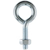 Hampton 1/4 in. x 2 in. L Zinc-Plated Steel Eyebolt Nut Included (Pack of 10)