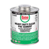 Oatey Clear Cement For PVC 32 oz