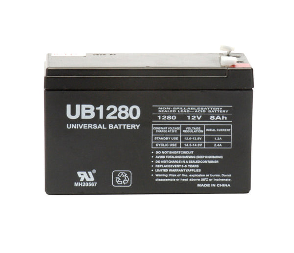 UPG UB1280 8 Ah Universal Battery (Pack of 2)