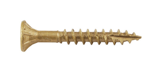 Screw Products No. 8 X 1-1/4 in. L Star Bronze Wood Screws 5 lb lb 1098 pk