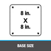 Oatey Master Flash 8 in. W X 8 in. L Metal/Plastic/Rubber Roof Flashing Black