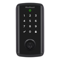 Kwikset Matte Black Metal Wi-Fi Deadbolt