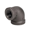 BK Products 3/4 in. FPT x 1/2 in. Dia. FPT Black Malleable Iron Reducing Elbow (Pack of 5)