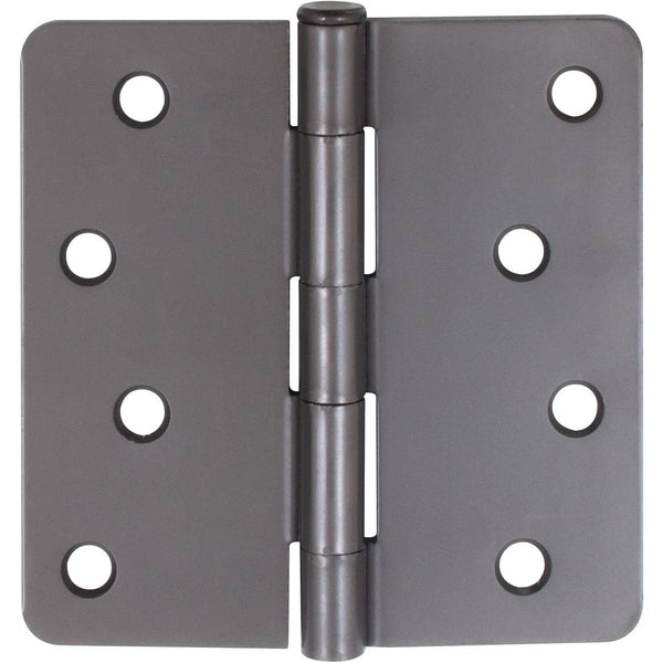 Standard Hinge, 4 Inches, 1/4" Radius Corner, Bulk Pack (100 Each), Oil-Rubbed Bronze by Stone Harbor Hardware