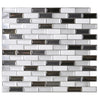 Smart Tiles 9.1 in. W X 10.2 in. L Mosaic Vinyl Adhesive Wall Tile 4 pc (Pack of 6)