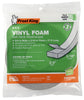 Frost King Gray Vinyl Clad Foam Weather Seal For Doors and Windows 17 ft. L X 0.19 in.
