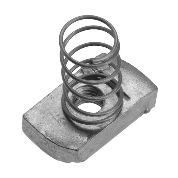 Tuerca de resorte de acero galvanizado Korefit de 1/2 pulg. de diámetro para IMC, 1 paquete
