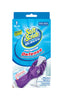 Soft Scrub Rubber Cleaning Gloves M Purple 1 pair