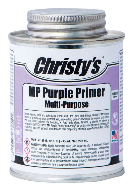 Christy's Purple Primer and Cement For CPVC/PVC 8 oz