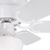 Westinghouse Petite White 6-Blade 3000K Indoor Ceiling Fan 9.8W 2027 CFM 30 W x 12 H in.