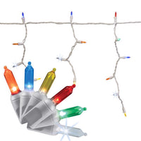 Celebrations Platinum LED T5 Multicolored 100 ct Icicle Christmas Lights 9.5 ft. - Deal of The Week